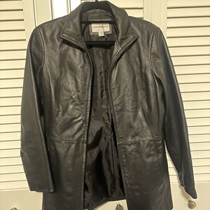 Vintage Black Leather Jacket